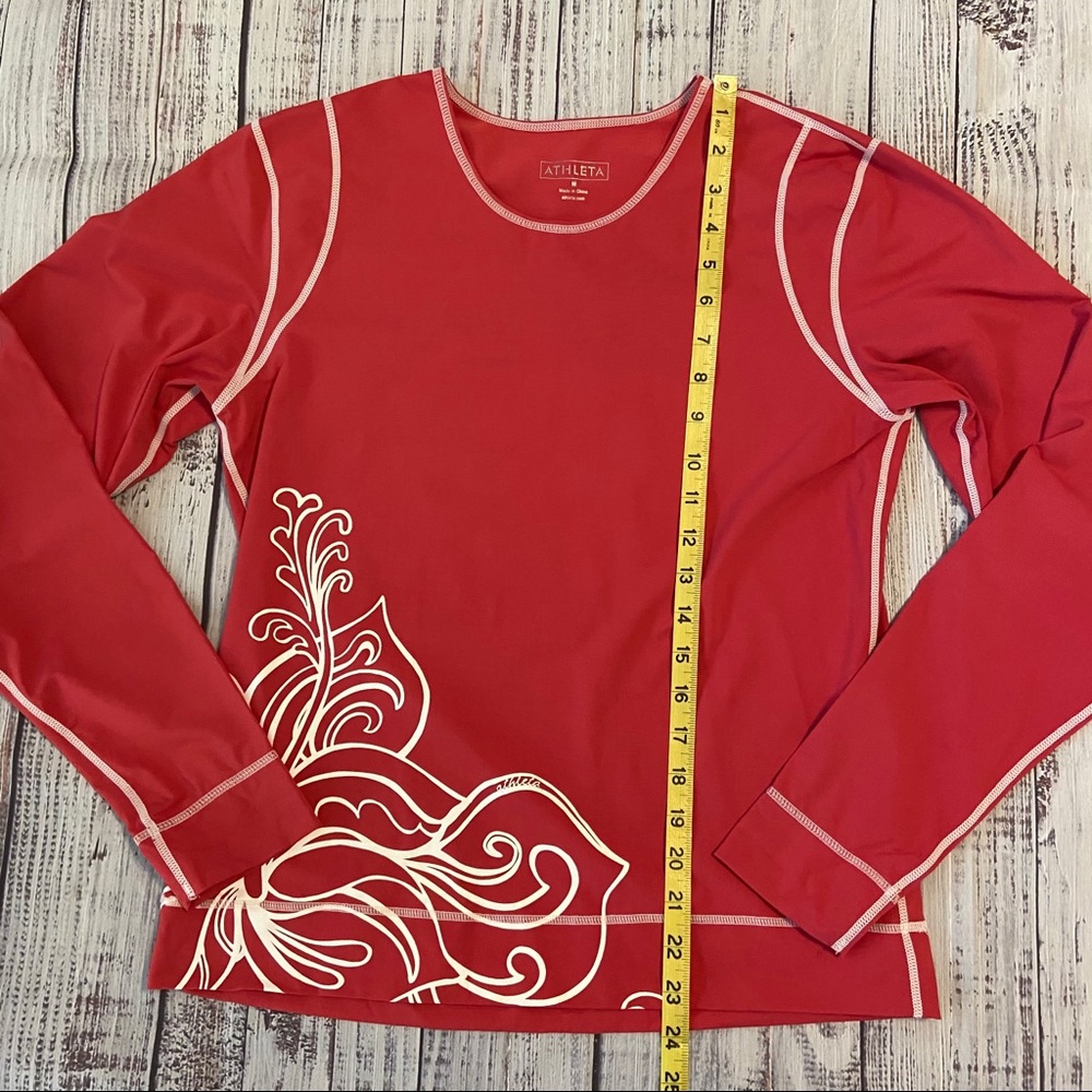 ATHLETA Rose/Pink Rashguard. - Picture 2 of 7